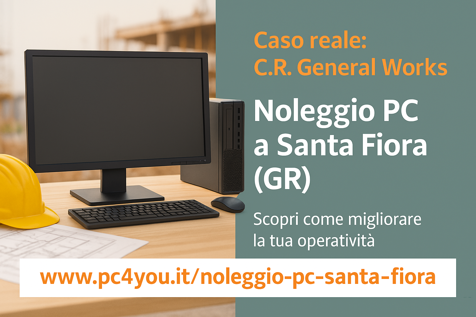 Noleggio PC Santa Fiora – Caso reale C.R. General Works