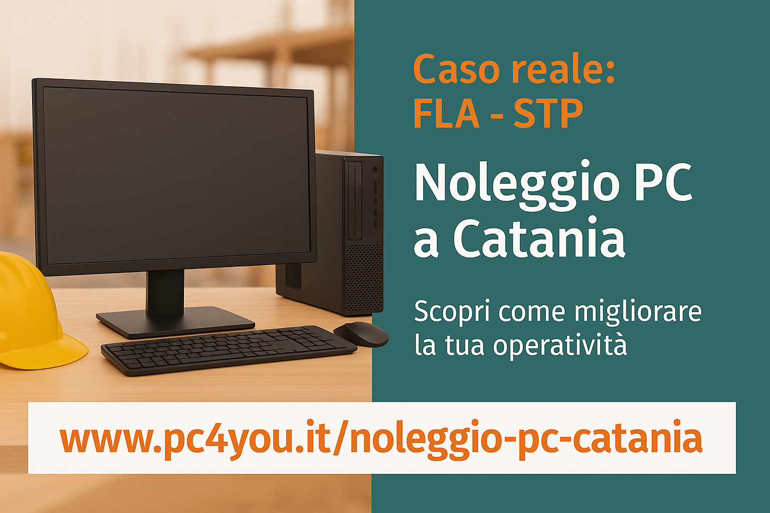 Noleggio PC Catania - Caso FLA STP - PC4YOU.IT